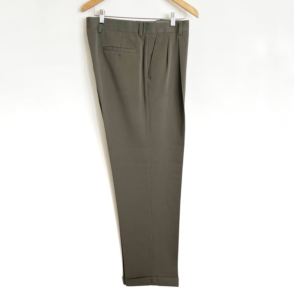 Men's Dress Pants 36x32 Assorted Brands Olive Green